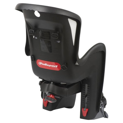 Polisport Kindersitz hinter Bilby Maxi Rs Frame Bestätigung schwarz