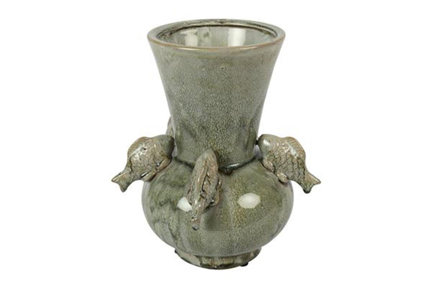 Countryfield Vase Fisch grün H24,5cm