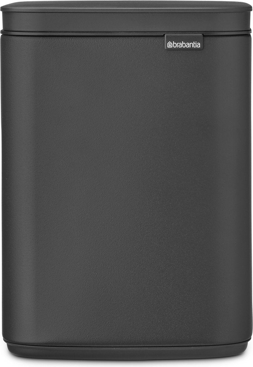 Brabantia Bo Abfallbehälter – 4 Liter – Badezimmer – Mineral Infinite Grey