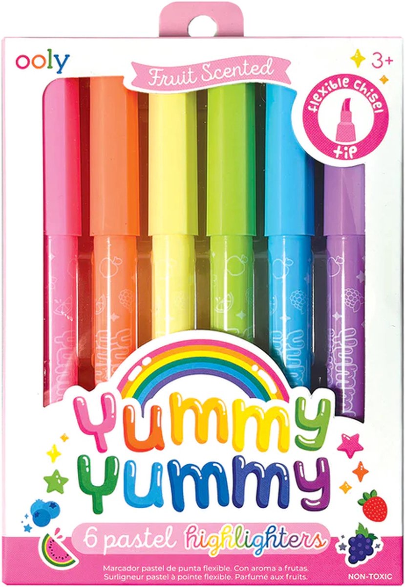 Ooly – yummy yummy – Duft-Highlighter – 6 Stück