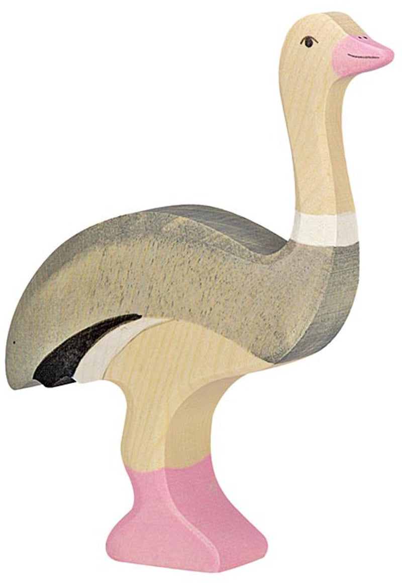 Holztiger-Strauß. 12 cm.