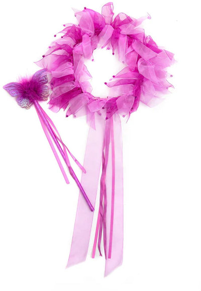 Kleine Abenteuer – Lila Feen-Halo-Zauberstab-Set