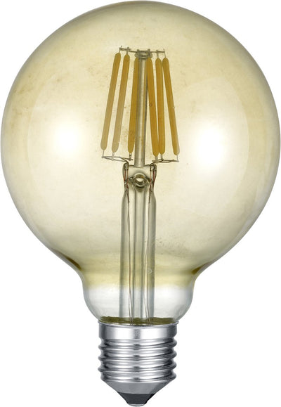 Trio Globus - Lichtquellen - Bernstein - inkl. 1x E27 8 W - dimmbar mit Schalter
