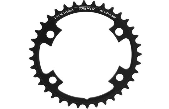 Trivio – Rennkettenblatt, 36 Zähne, 11 Gänge, 110 BCD, 4-Arm-Shimano
