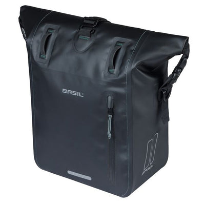 Basil einzelne Fahrradtasche Rivo M Plane Mik 12–15 l 14 x 25 x 38 cm – Schwarz
