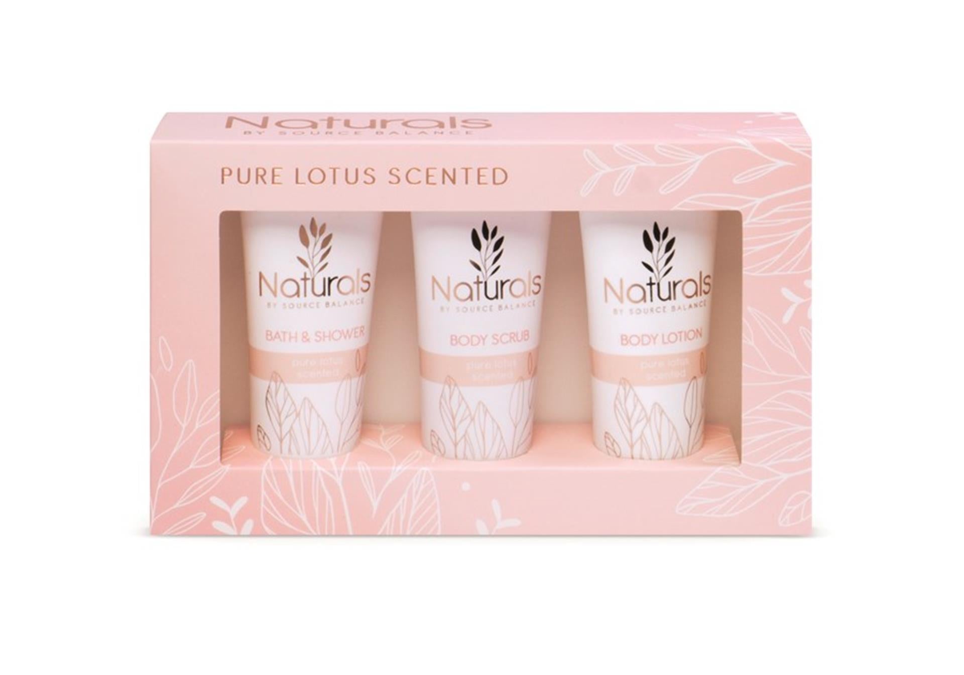 Source Balance Naturals Bade-Geschenkset 3-teilig
