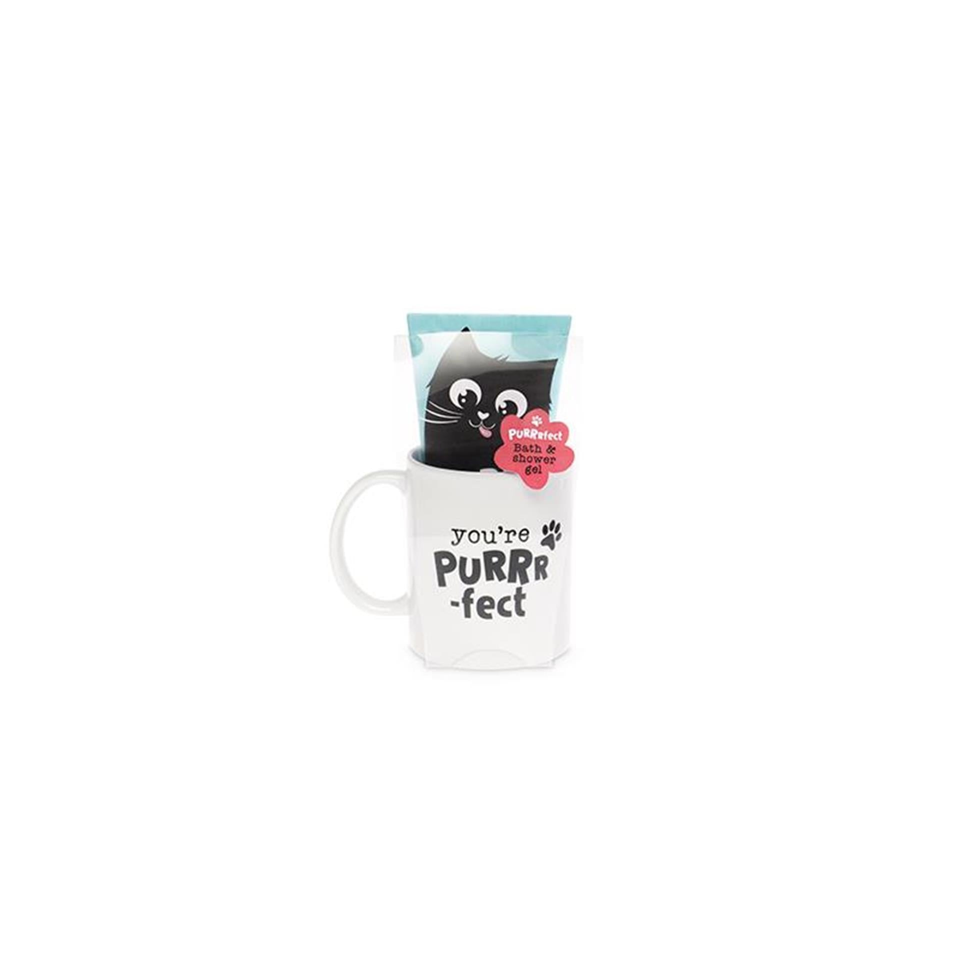 Source Balance Purrrfect Bade-Geschenkset mit Becher
