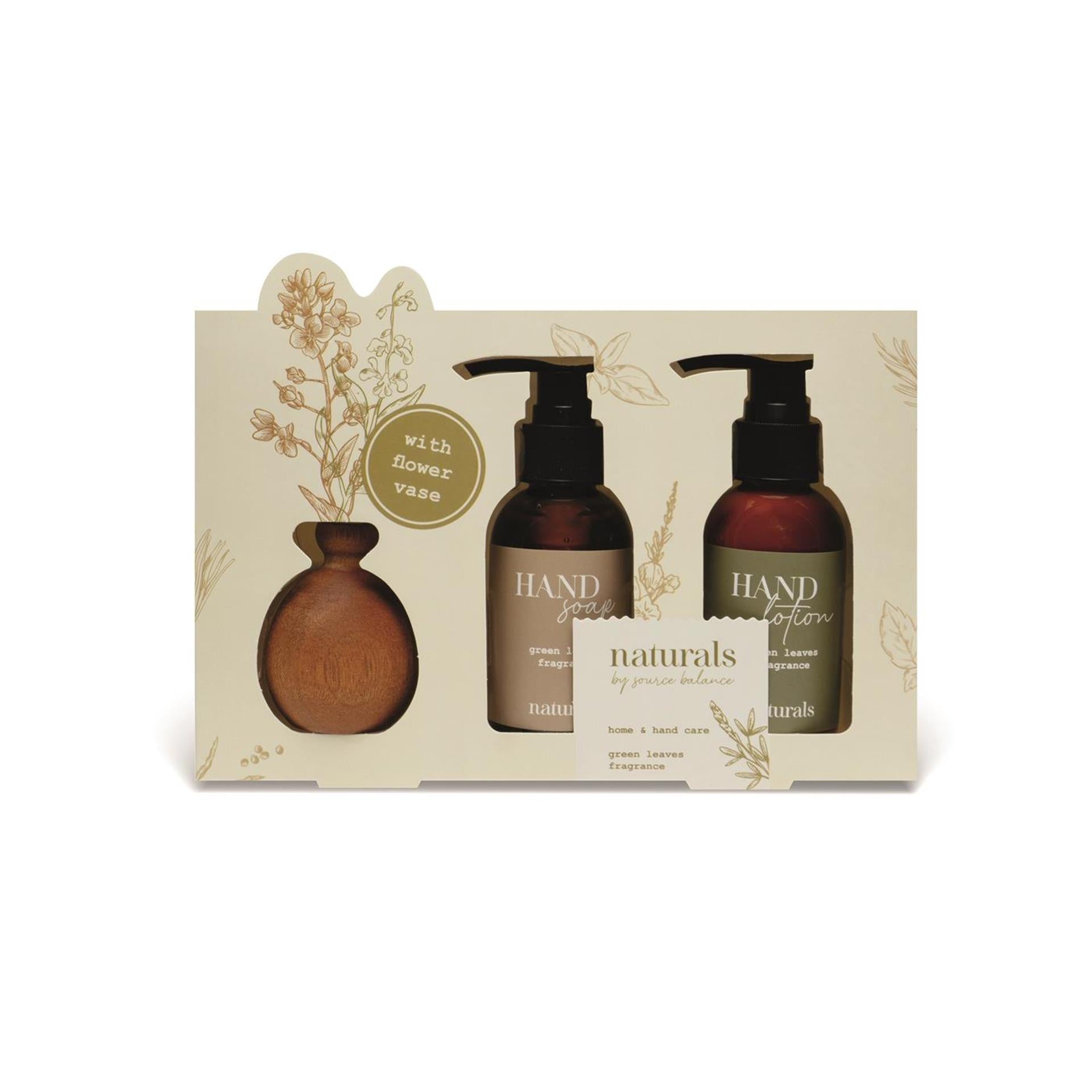 Naturals Bade-Geschenkset mit Vase