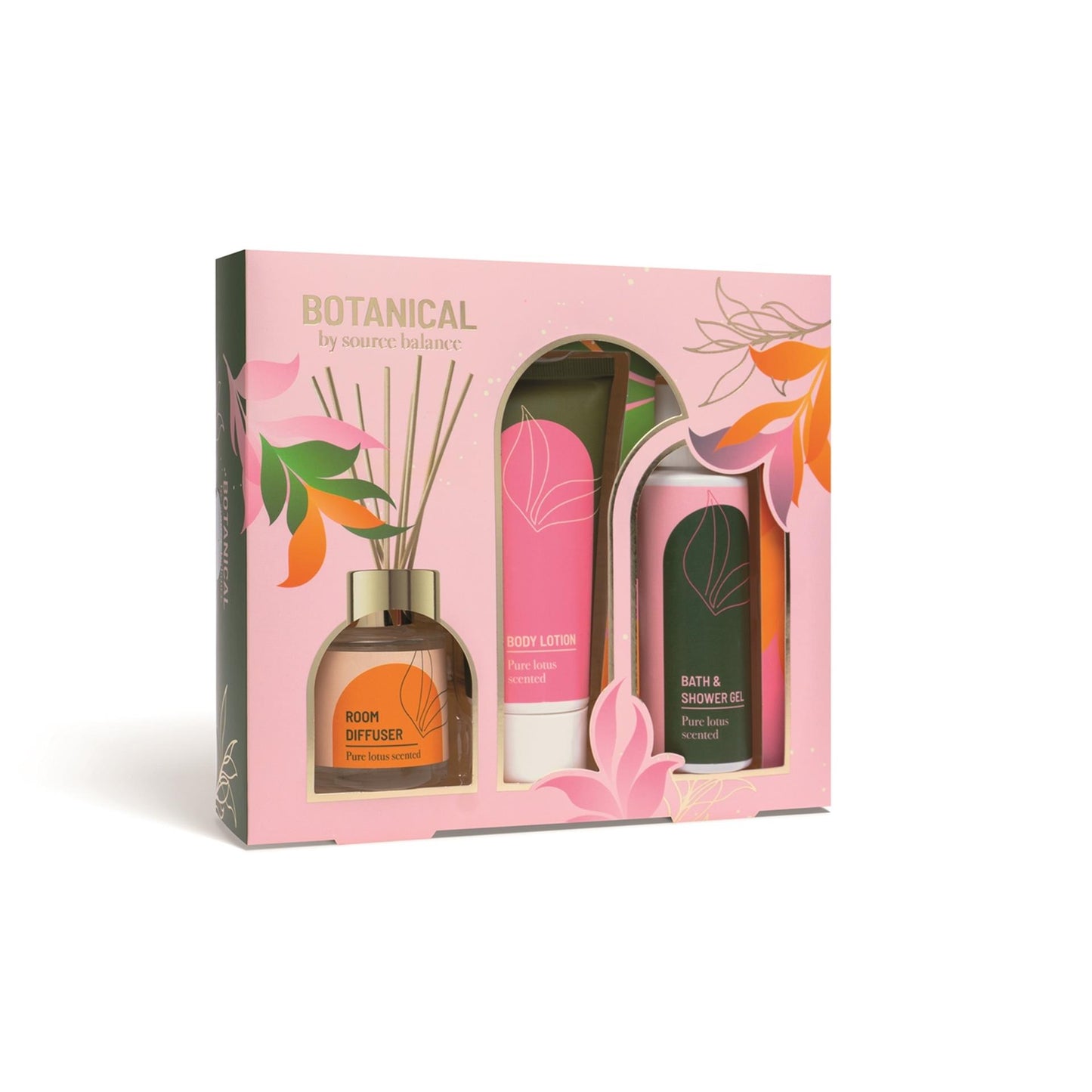 Source Balance Botanicals Bade-Geschenkset mit Diffusor