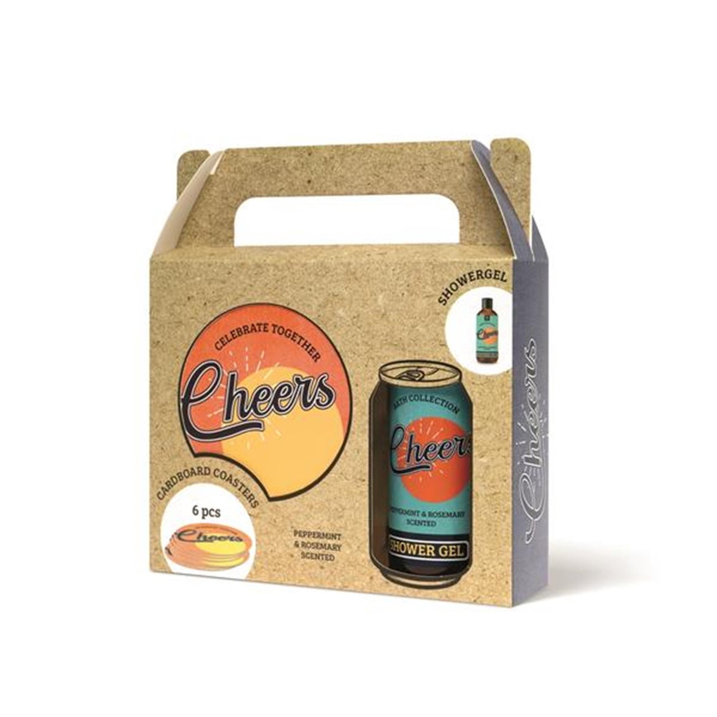 Source Balance Cheers Bade-Geschenkset mit Untersetzer