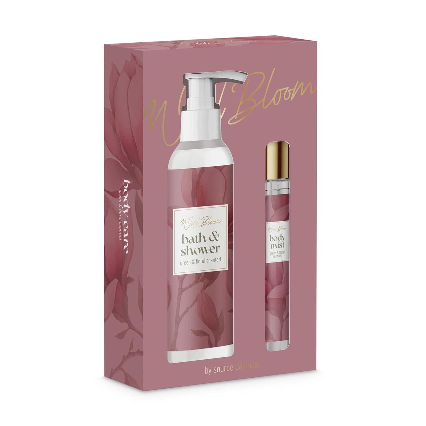 Source Balance Bade-Geschenkset Wild Bloom 2-teilig