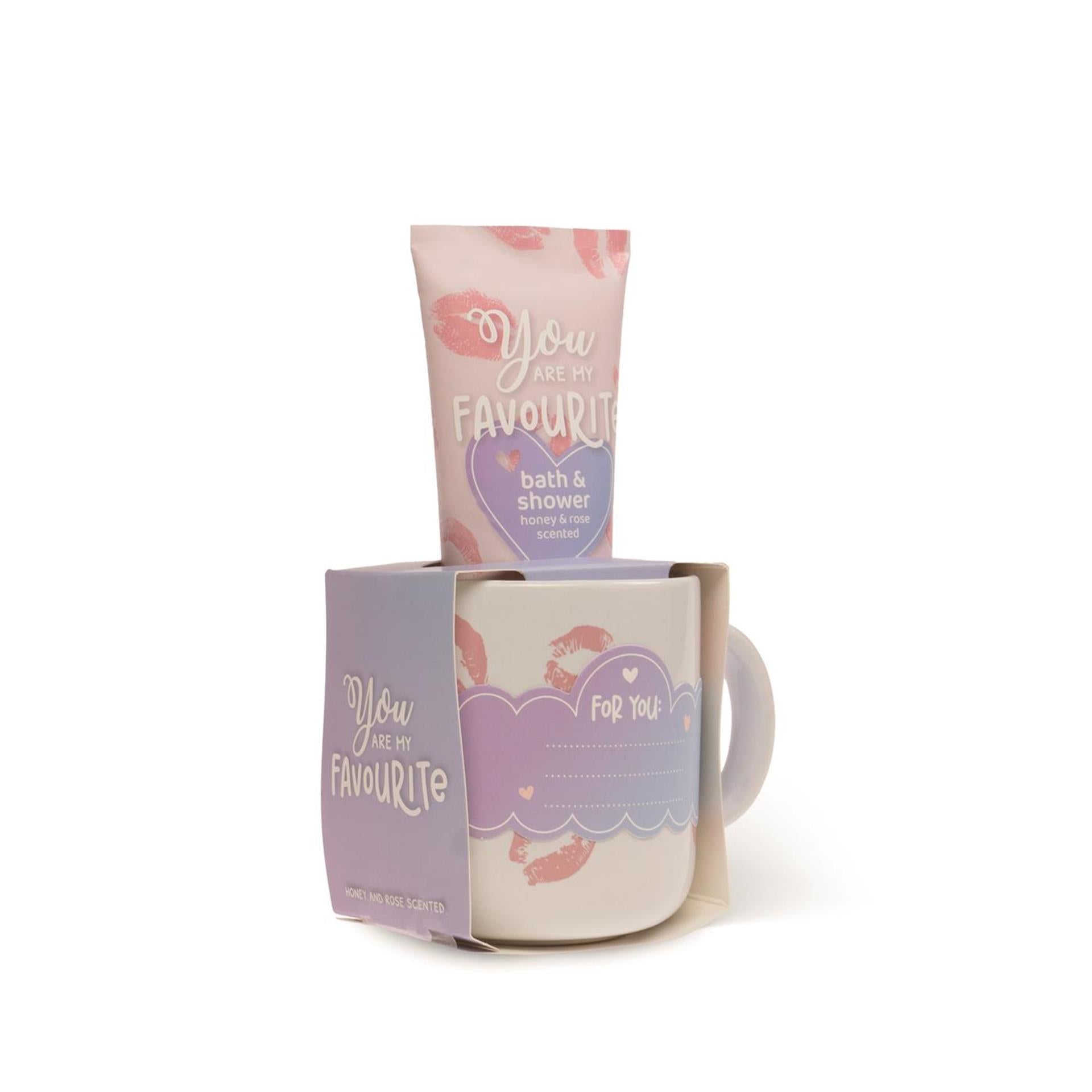 Source Balance Bade-Geschenkset Mein Favorit mit Becher