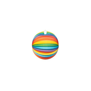 Globos Paper Lantern um Regenbogen, 25 cm