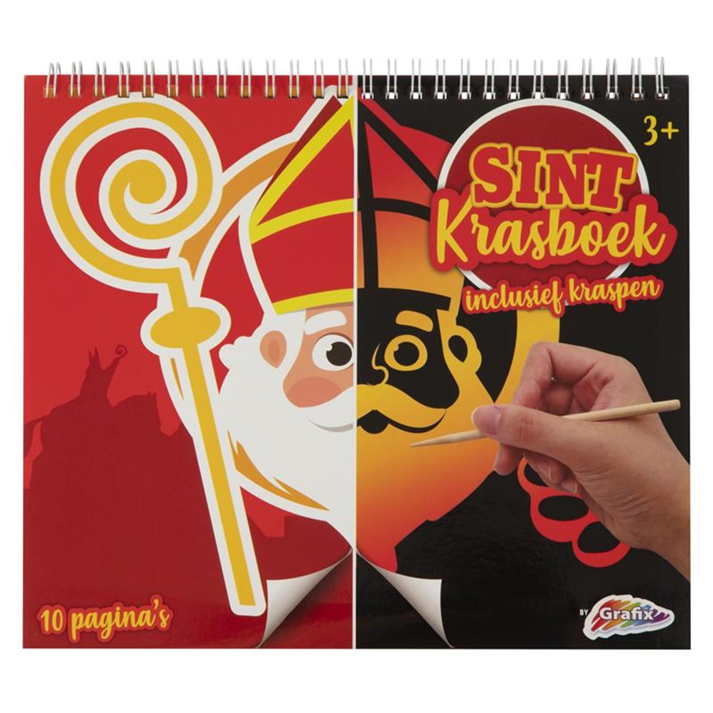 Sinterklaas Krasboek - Kratzen Sie die Zeichnung