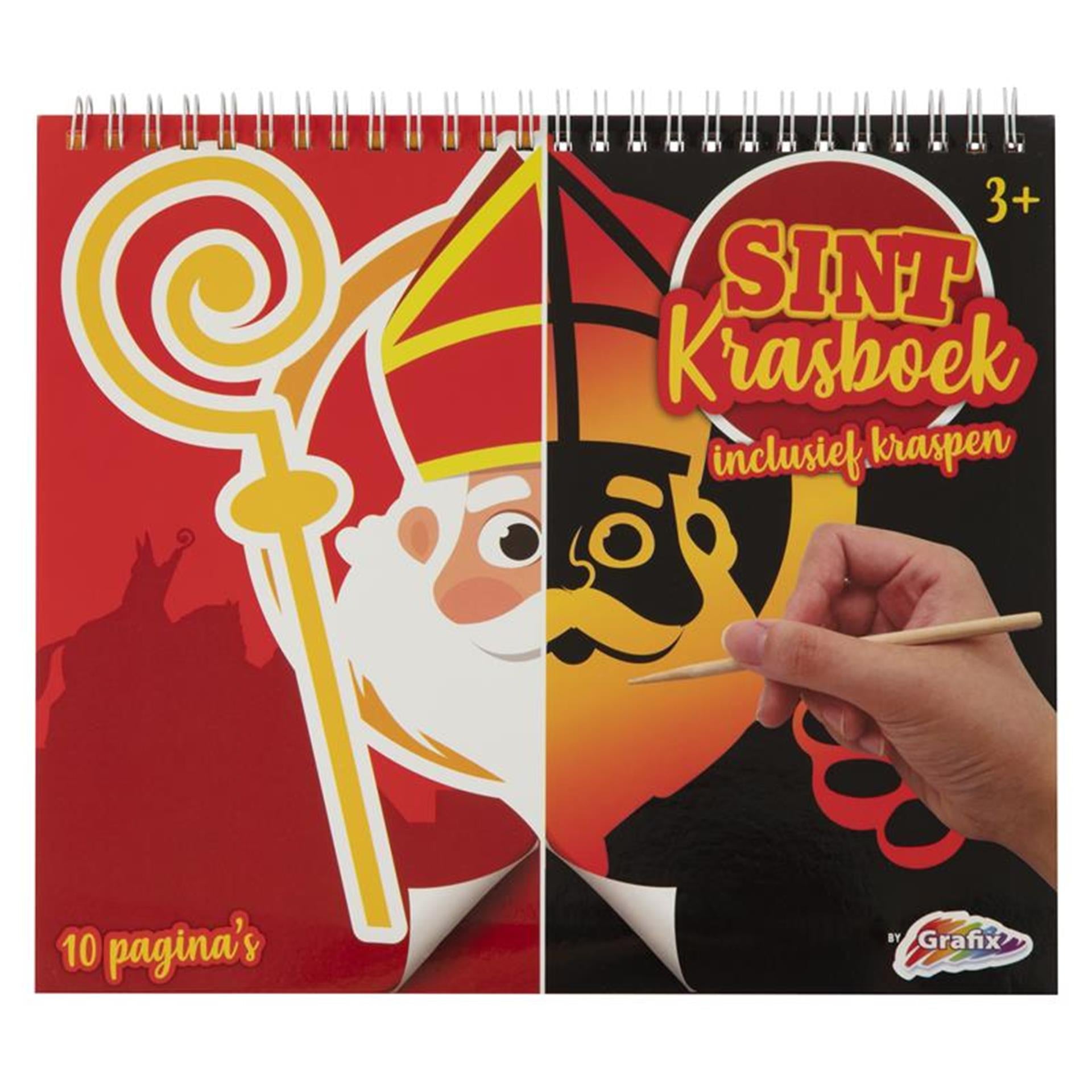 Sinterklaas Krasboek - Kratzen Sie die Zeichnung