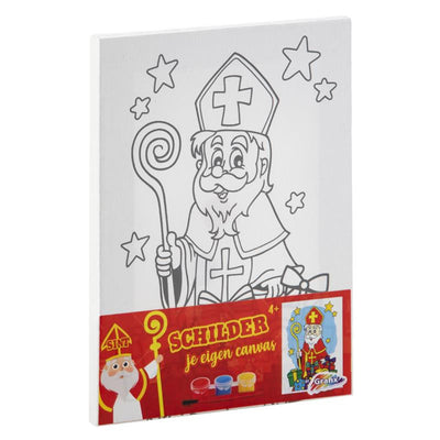 Leinwand Malerei Sinterklaas