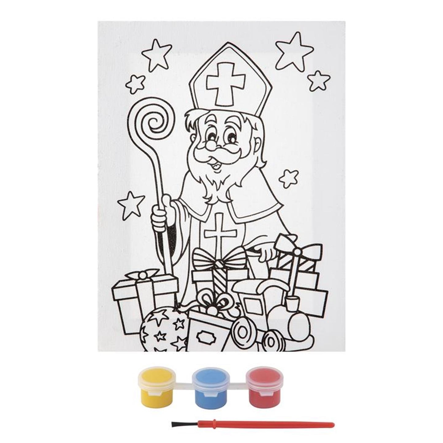 Leinwand Malerei Sinterklaas