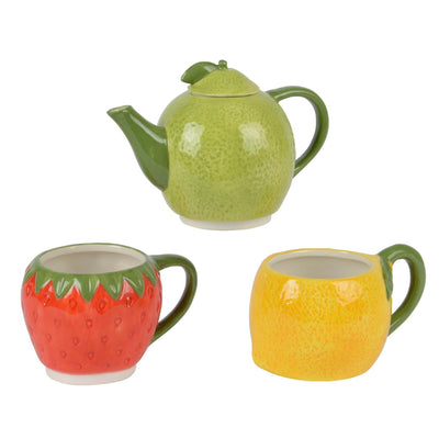 Decoris Teeservice Obst Dolomit h24cm