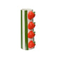 Decoris Vase Dolomitstreifen-Erdbeere H20,7cm