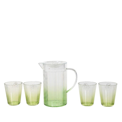 Decoris Dose mit 4 Tassen H19,6cm