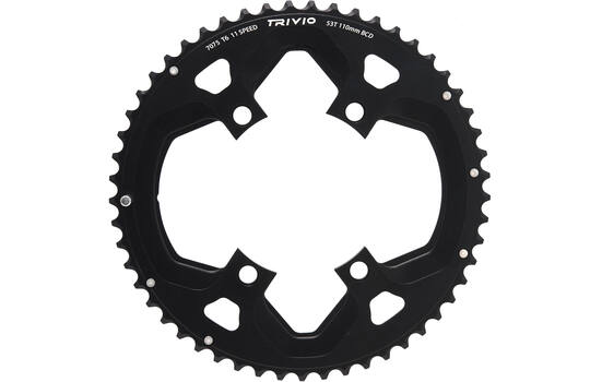 Trivio – Rennkettenblatt 53 Zähne, 11 Gänge, 110 BCD, 4-Arm-Shimano