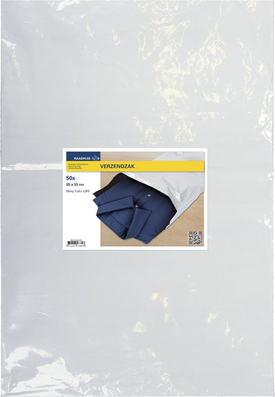 Raadhuis Versandtaschen aus Kunststoff – 25 x 35 cm – Menge 50 Stück – rd-320103-50