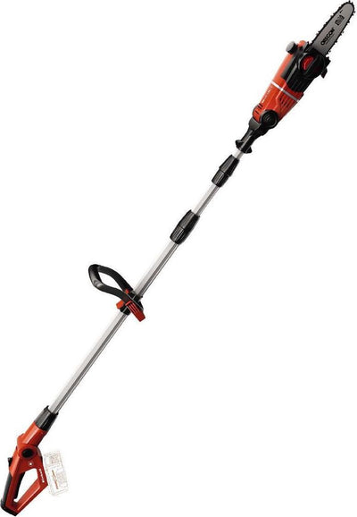 Einhell Akku-Teleskop-Kettensäge GE-LC 18 Li T Solo – Power X-Change – 18 V Li-Ion – Schwertlänge: 20 cm – max. Schnittlänge: 17 cm - Kettengeschwindigkeit: 3,76 m s - ausziehbar auf 277 cm - exkl. Akku und Ladegerät