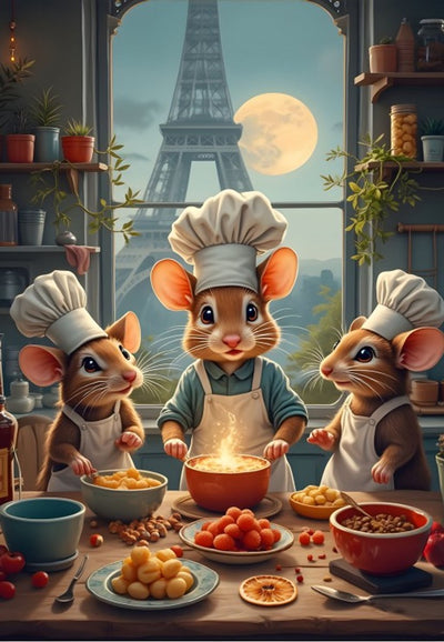 Bluebird-Puzzle Little Chefs of Paris – 1000-teiliges Puzzle.