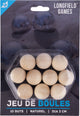 Hölzerne Jeu de Boules Buts, 10st.