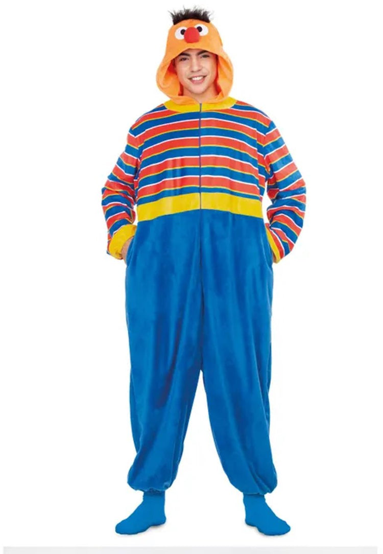 Mom Funcompany Ernie Onesie Kostüm für Erwachsene, offiziell – Größe XS