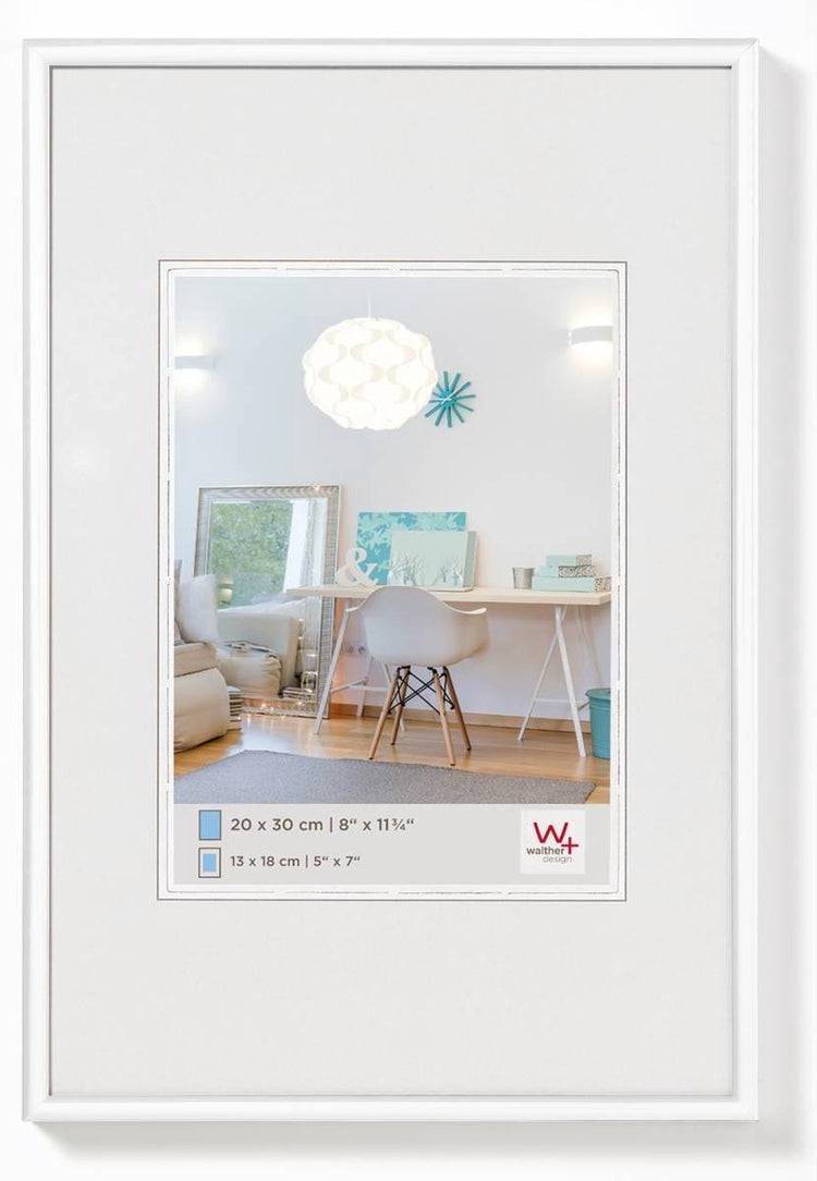 Walther New Lifestyle - Kunststoffrahmen - Fotogröße 29,7x42 cm (Din A3) - weiß
