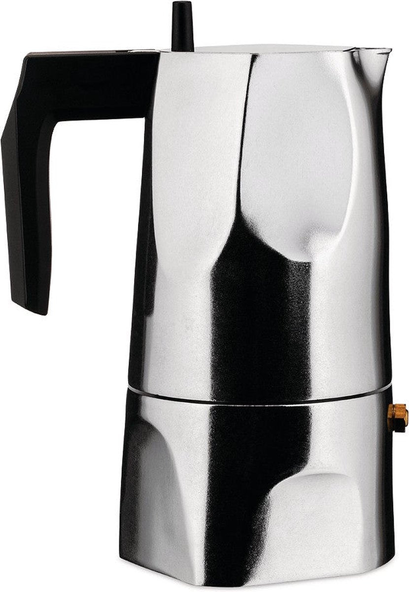 Alessi Kaffeemaschine Ossidiana – MT18 3 – 3 Tassen – von Mario Trimarchi