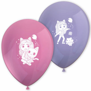 Gabby's Puppenhaus Latexballons 8 Stück | 6 Stück