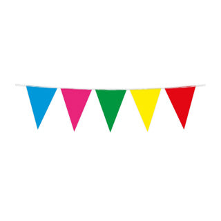 Flag -Linie mehrfarbig 10 Meter