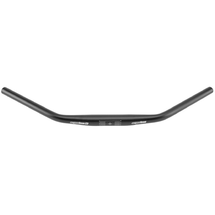 Ergotec Lenkung Ladytown Ø31.8mm x 620 mm 16 mm Steigung Schwarz Sandstrahlung