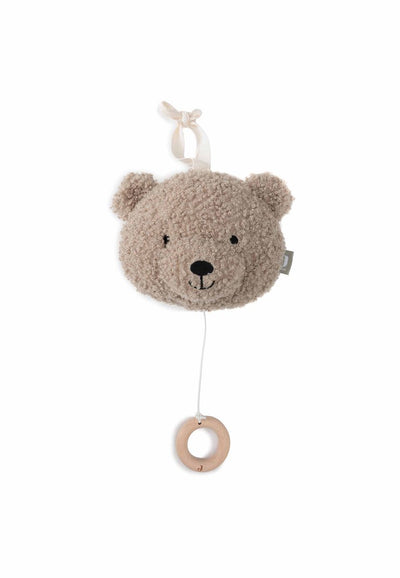 Jollein - Babymusik-Anhänger - Teddybär olivgrün