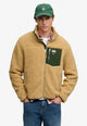 Superdry – Mountain Fleece mit durchgehendem Reißverschluss – Herren – Kapuzenpullover