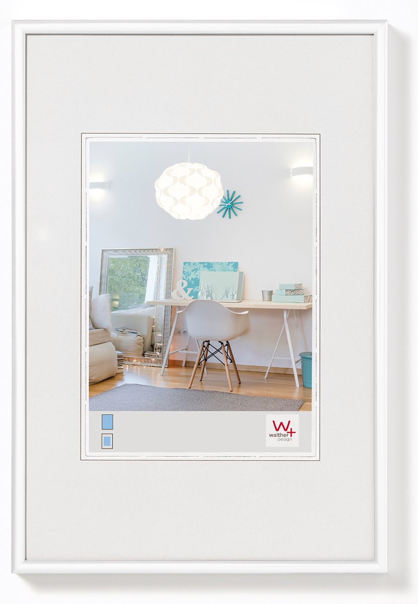 Walther New Lifestyle - Kunststoffrahmen - Fotogröße 30x40 cm - Weiß