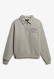 Superdry – Pullover mit athletischem Kragen und halbem Reißverschluss – Damen – Pullover