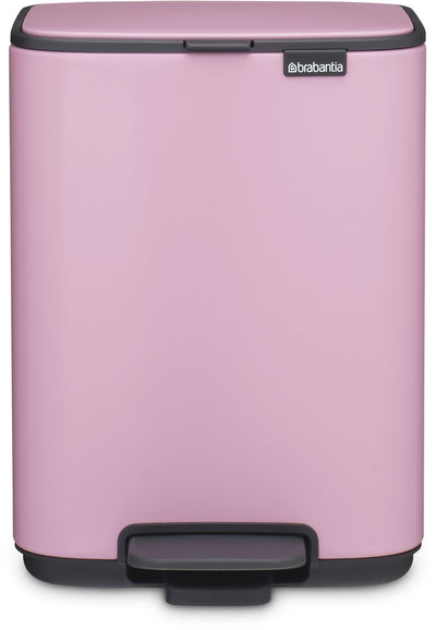 Brabantia Bo Treteimer – 4 Liter – Badezimmer – Fliederrosa