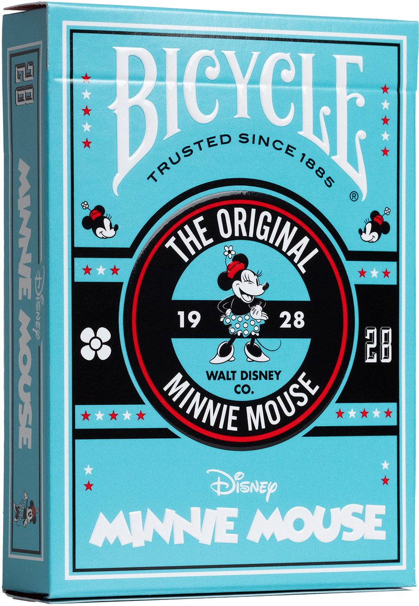 Bicycle Disney Classic Minnie Mouse – Premium-Spielkarten – Poker – offiziell lizenziert – Kreativ