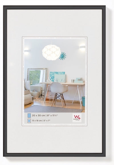 Walther New Lifestyle - Kunststoffrahmen - Fotogröße 40x60 cm - Schwarz