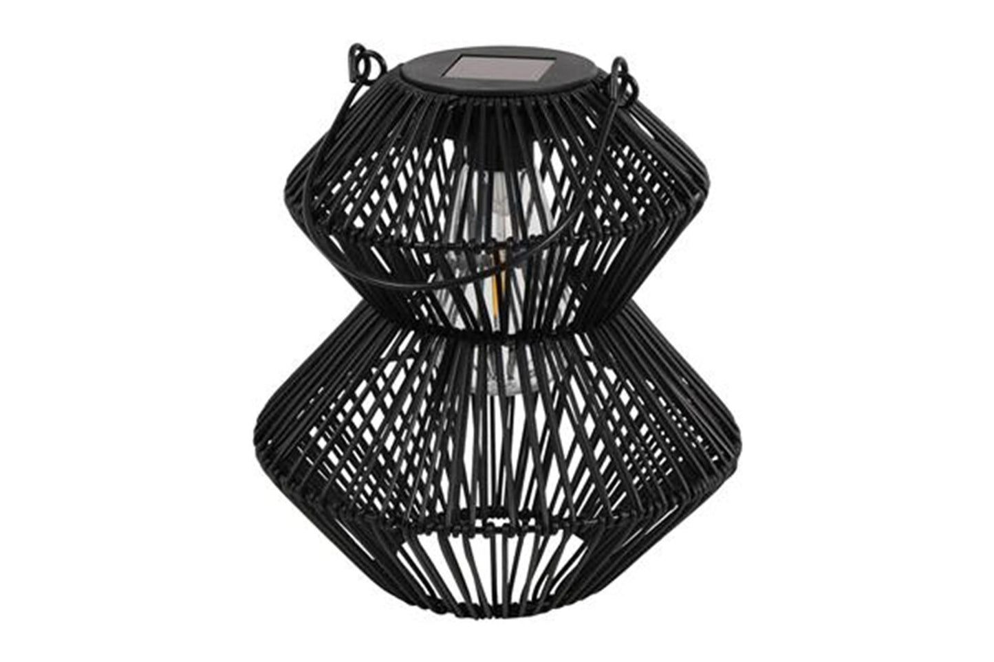 Countryfield Solarlaterne schwarz h23cm