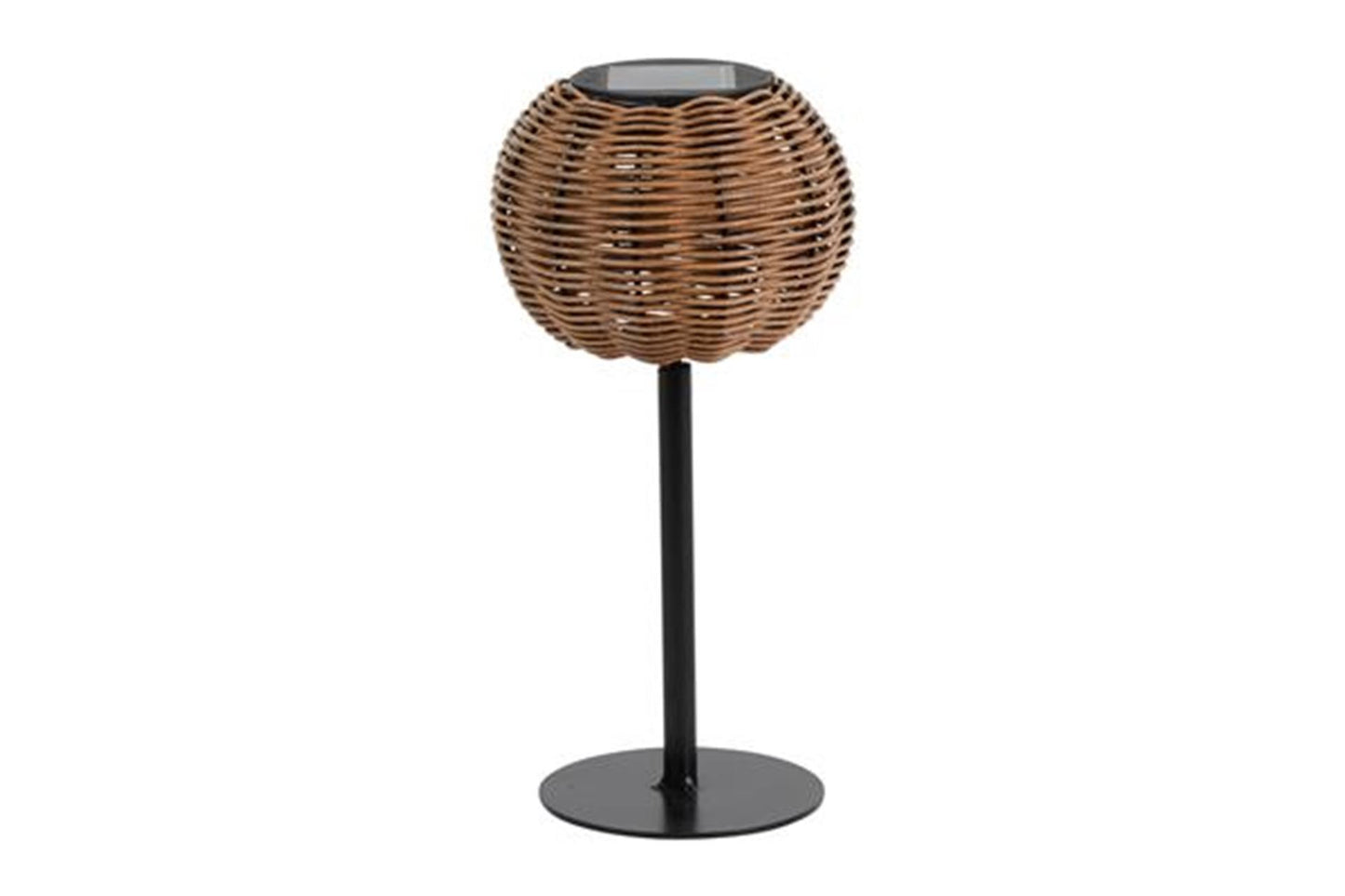 Countryfield Solar-Tischlampe braun H30cm