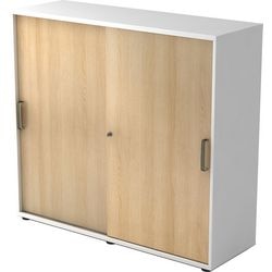 Bach Schiebetürenschrank Hammerer 3fh Eiche, weiß