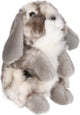 Lebendige Natur - Kuscheltier - Hase - Hängeohrkaninchen - grau - 21 cm