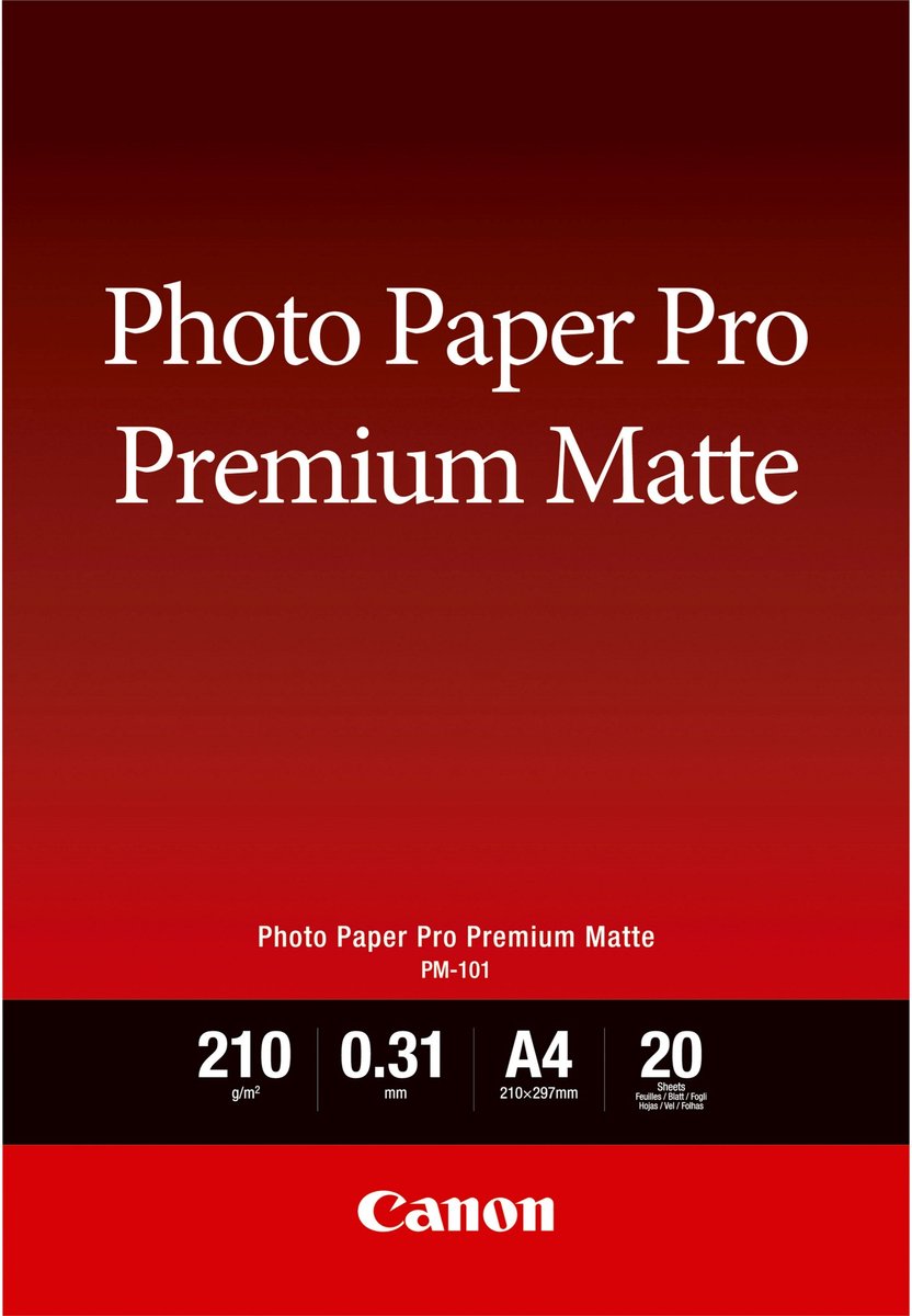 Canon 8657b005 Packung Fotopapier A4