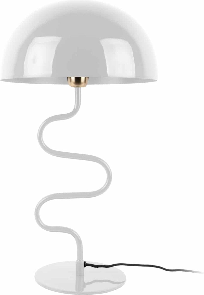 Leitmotiv Tischlampe Twist - weiß - 31x31x54cm - skandinavisch