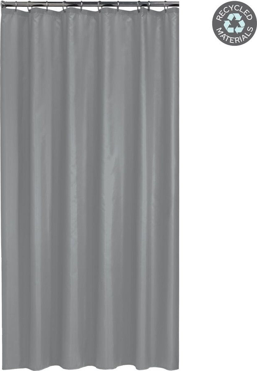 Sealskin Cosima – Duschvorhang 240 x 200 cm – 70 % recyceltes Peva – Grau