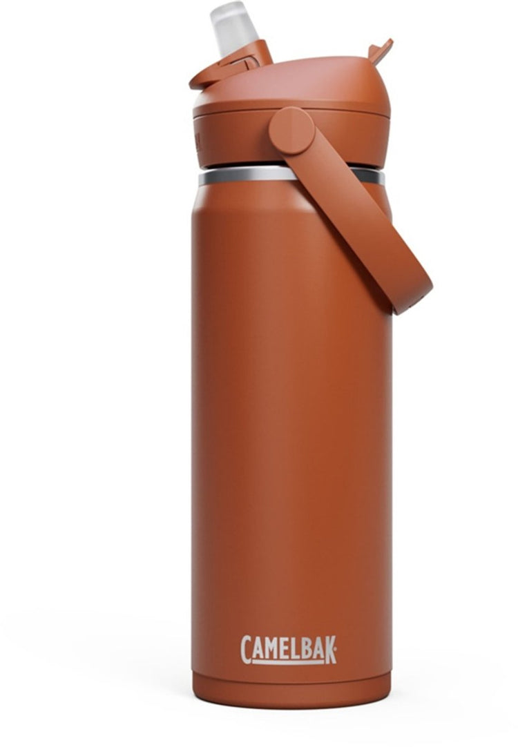 Camelbak Thrive Flip Straw – vakuumisoliert – Edelstahl-Isolierung Trinkflasche – 600 ml – Rot (Sierra Red)